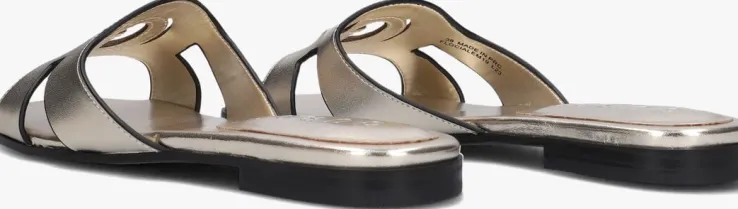 zilveren guess slippers ciella