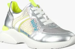 zilveren hip lage sneakers h1274