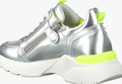 zilveren hip lage sneakers h1274