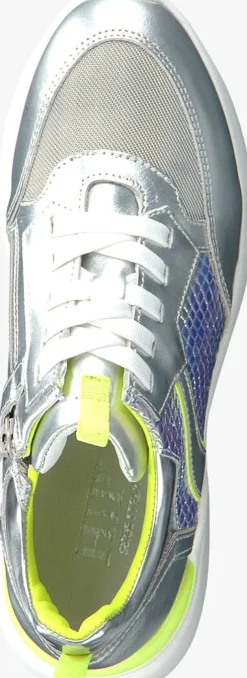 zilveren hip lage sneakers h1274