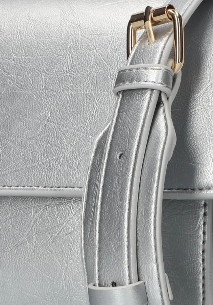 zilveren hvisk schoudertas cayman pocket