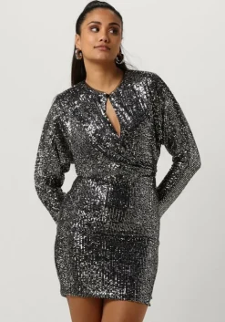 zilveren ibana mini jurk felicity