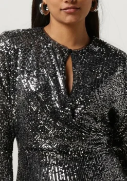 zilveren ibana mini jurk felicity