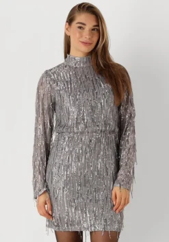 zilveren ibana mini jurk frasy