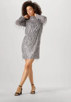 zilveren ibana mini jurk frasy