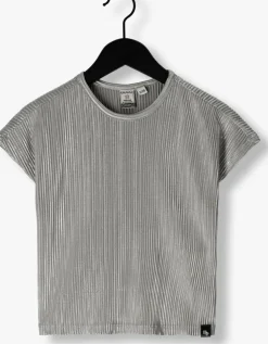 zilveren indian blue jeans t-shirt top metalllic