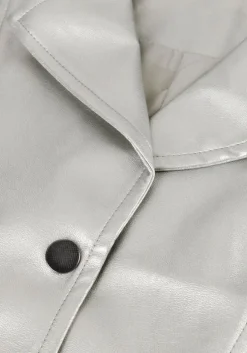 zilveren indian blue jeans gilet vegan leather sleeveless gilet