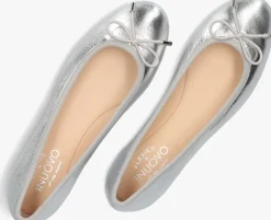 zilveren inuovo ballerina's b16003