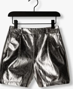 zilveren like flo korte broek fantasy flo metallic short