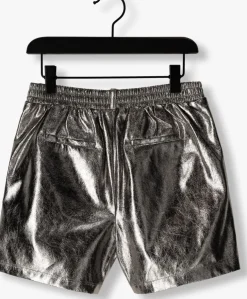 zilveren like flo korte broek fantasy flo metallic short