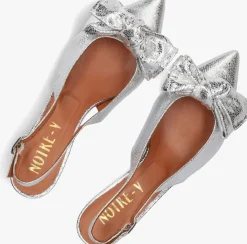 zilveren lina locchi slingbacks au 23/m