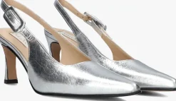 zilveren lina locchi slingbacks au263m