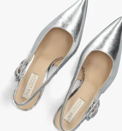 zilveren lina locchi slingbacks au263m