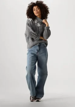 zilveren mexx lage sneakers paulita love