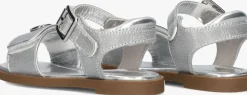 zilveren michael kors kids platte sandalen kieran