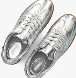zilveren michael kors lage sneakers scotty lace up