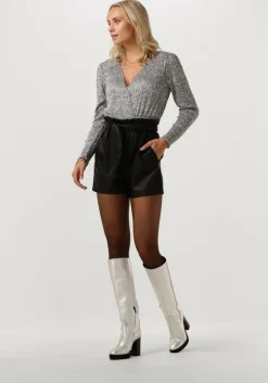 zilveren minus blouses limea wrap blouse