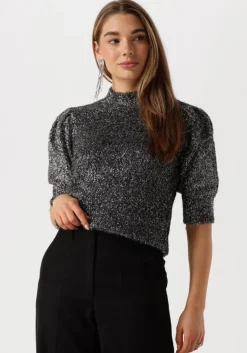 zilveren minus t-shirt msbritney knit t-shirt