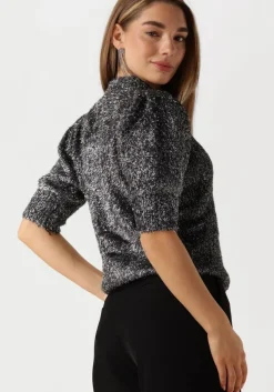 zilveren minus t-shirt msbritney knit t-shirt