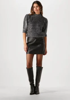 zilveren minus t-shirt msbritney knit t-shirt