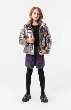 zilveren molo gewatteerde jas hansine