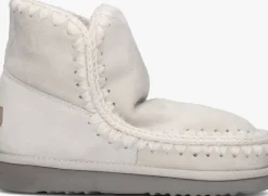 zilveren mou vachtlaarzen eskimo 18 glitter logo