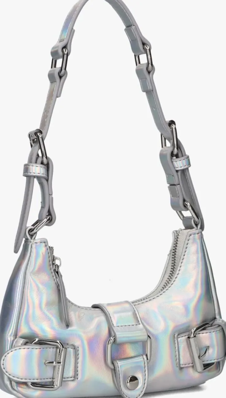 zilveren núnoo schoudertas palma recycled cool