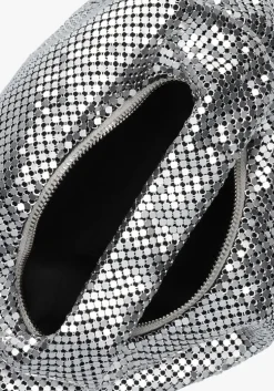 zilveren núnoo schoudertas dandy metal