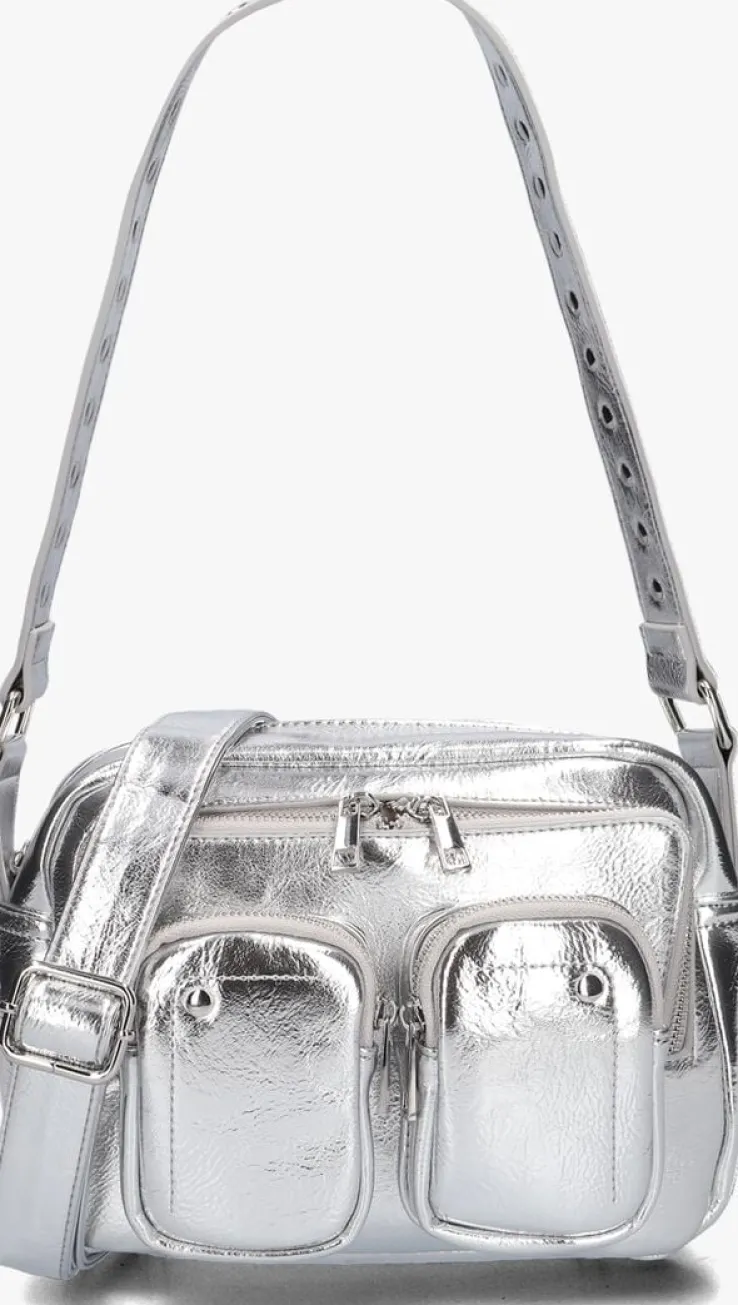 zilveren núnoo schoudertas ellie recycled