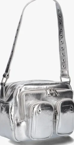 zilveren núnoo schoudertas ellie recycled