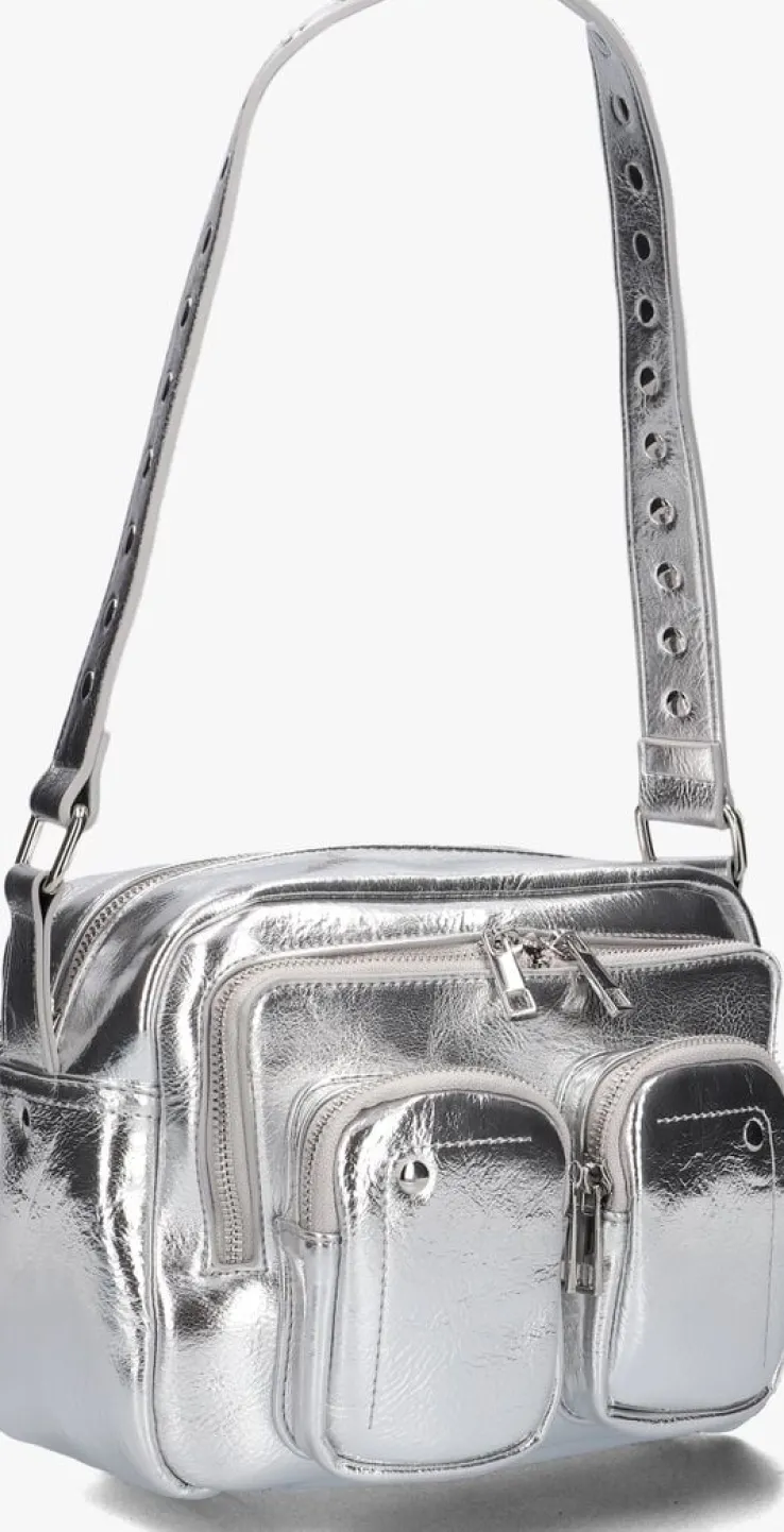 zilveren núnoo schoudertas ellie recycled