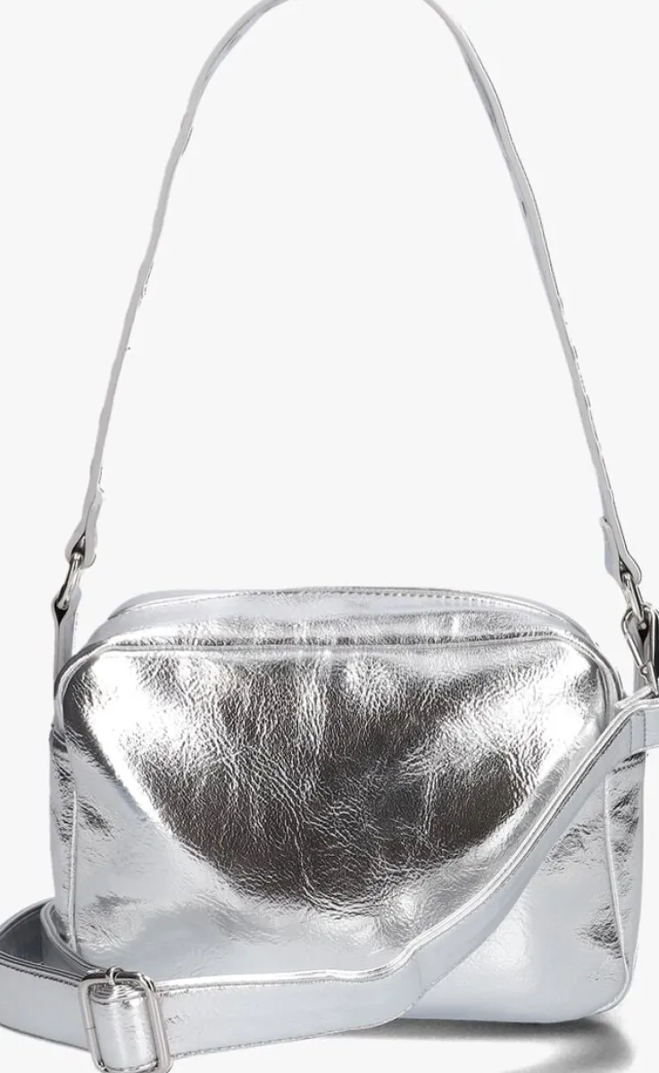 zilveren núnoo schoudertas ellie recycled