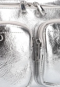 zilveren núnoo schoudertas ellie recycled