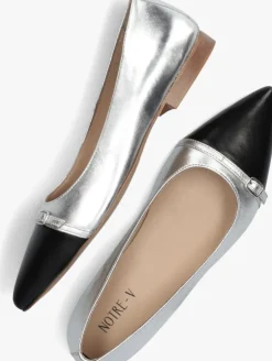 zilveren notre-v ballerina's vk1011