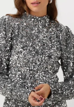 zilveren notre-v mini jurk nv-emani