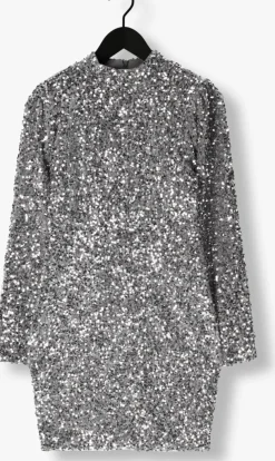 zilveren notre-v mini jurk nv-emani