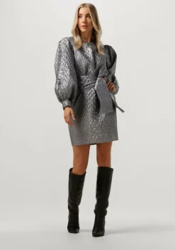zilveren notre-v mini jurk nv-brigit mini dress