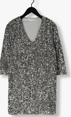 zilveren notre-v mini jurk nv celina dress