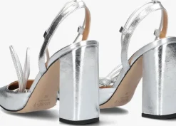 zilveren notre-v pumps 27105
