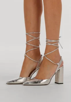 zilveren notre-v pumps 27105