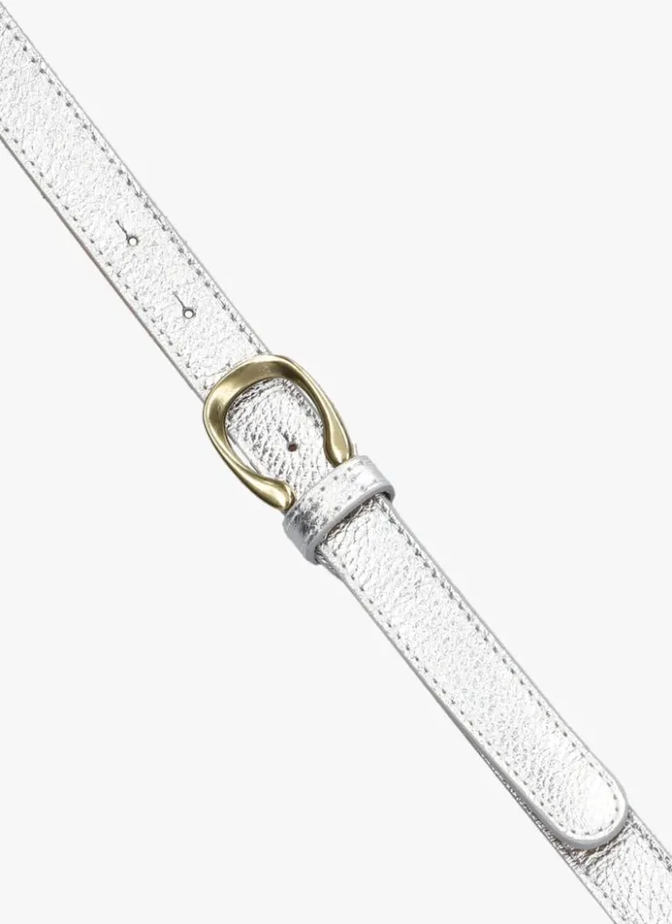 zilveren notre-v riem cece