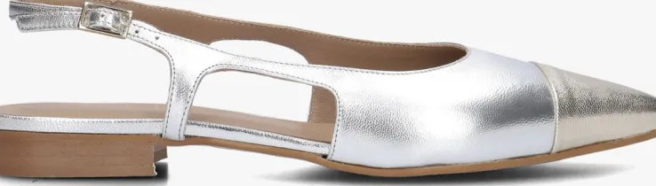 zilveren notre-v slingbacks 08-235