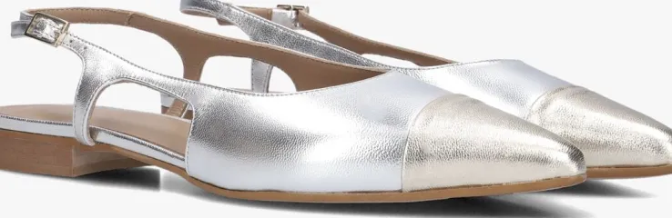 zilveren notre-v slingbacks 08-235