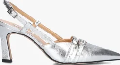 zilveren notre-v slingbacks 7212
