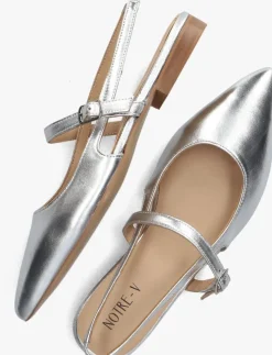 zilveren notre-v slingbacks vk1047