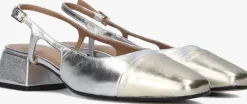 zilveren notre-v slingbacks 08-224