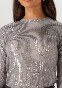 zilveren notre-v tops & t-shirts nv-geraldine