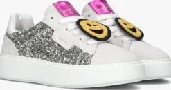 zilveren nubikk lage sneakers vince tora k