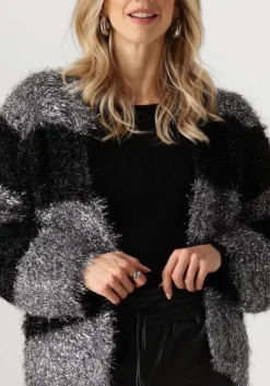 zilveren nukus vest haily cardigan lurex
