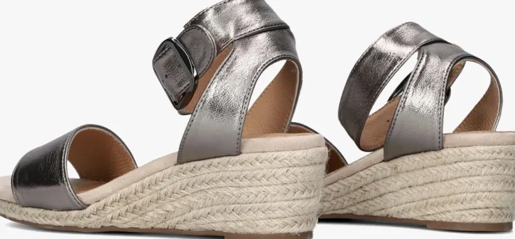 zilveren omoda espadrilles 0577-2